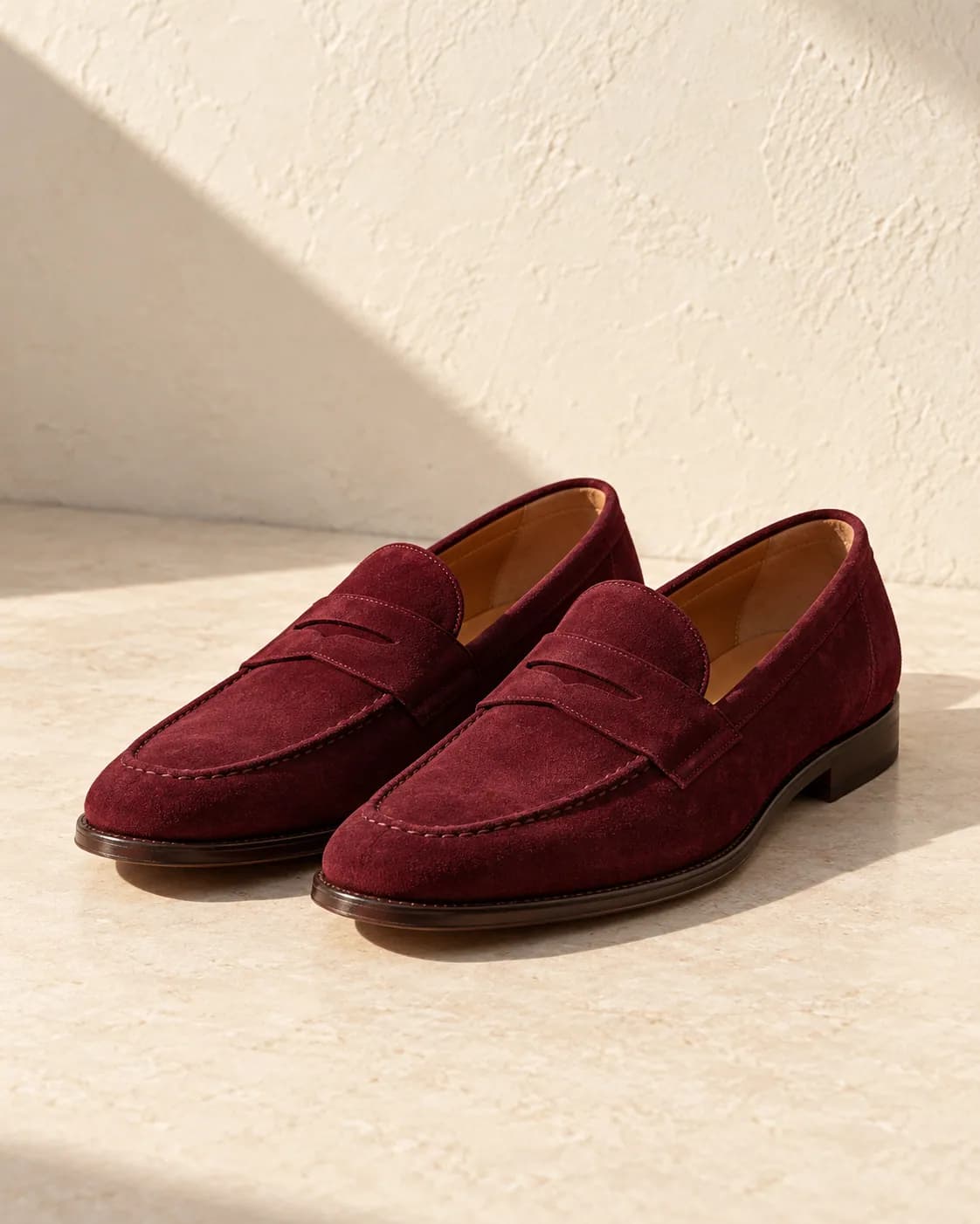 SAMPLE — Suede Loafers